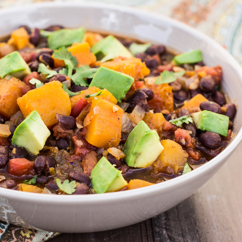 Butternut Squash and Black Bean Chili - Create. Nourish. Love.